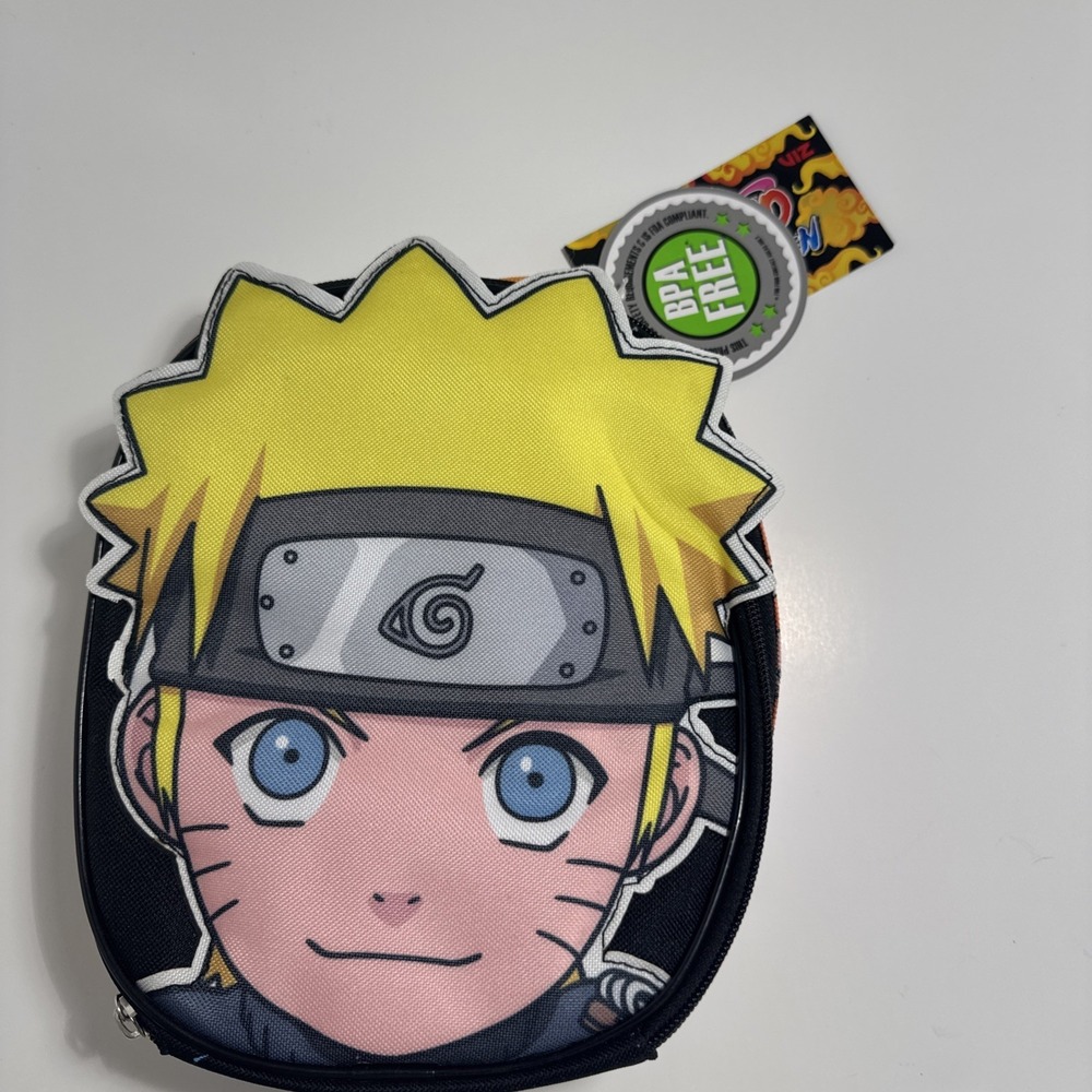 NARUTO UZUMAKI INSULATED LUNCH BAG/TOTE NEW